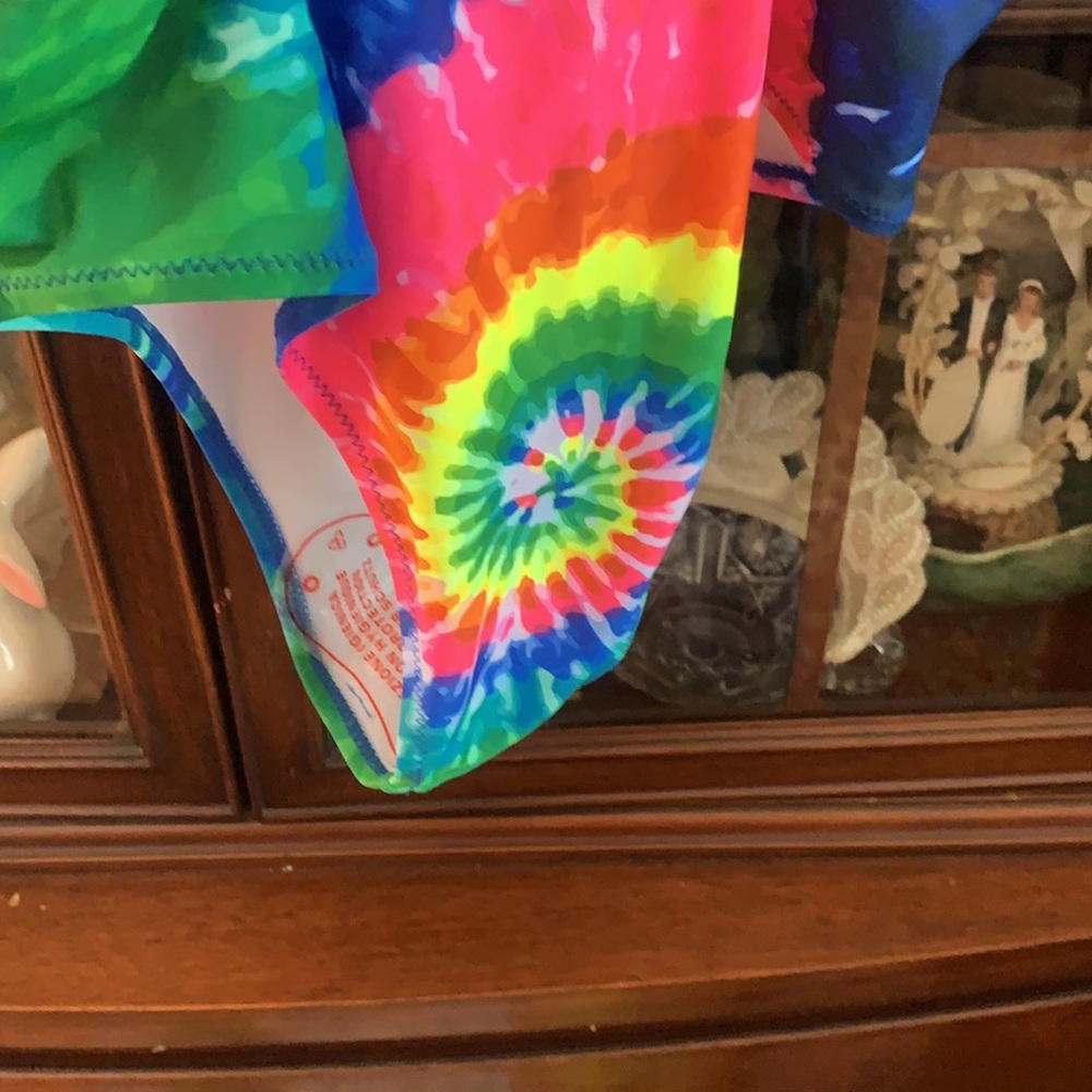 Tye dye swim suit one piece size small - Picture 5 of 8